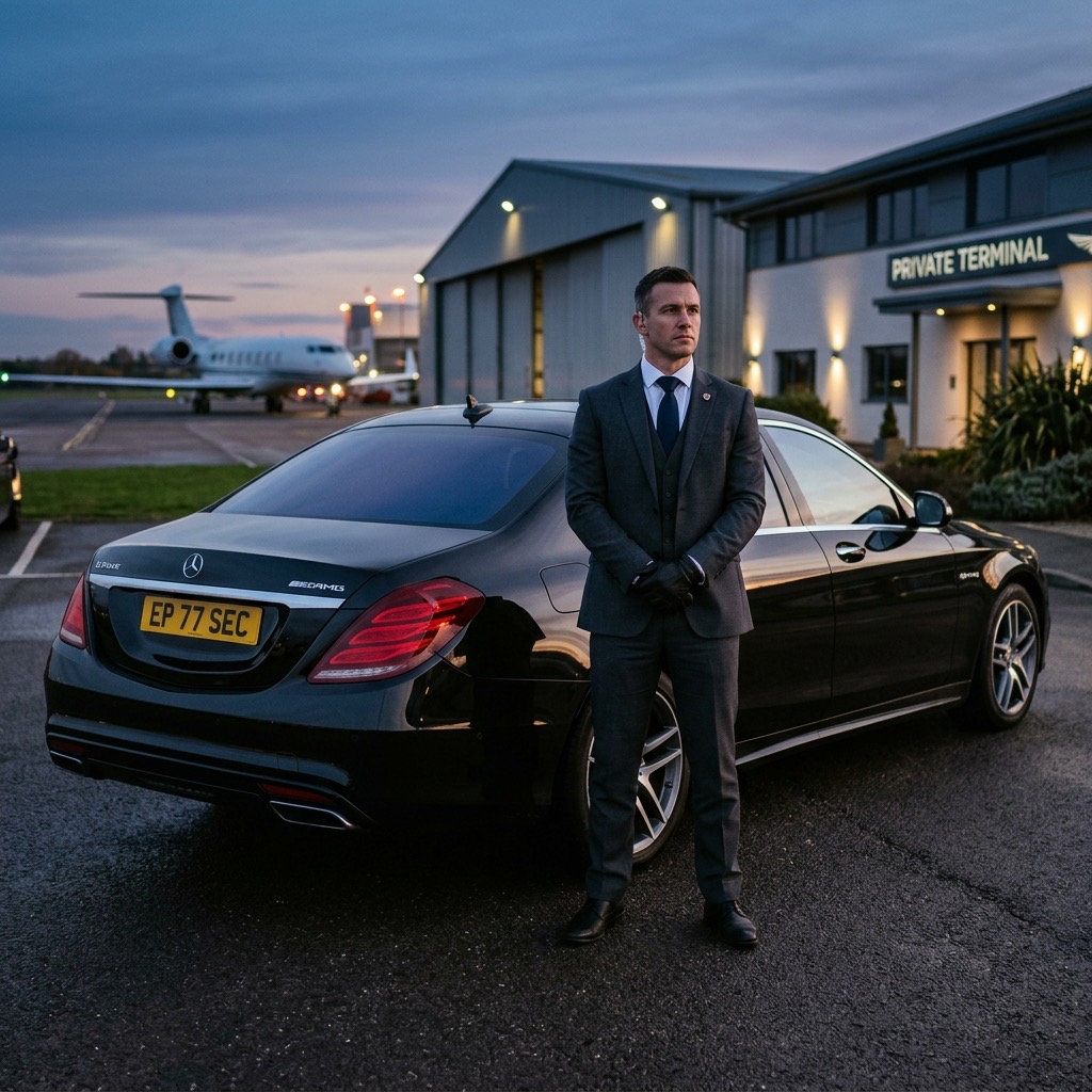 Discreet professional security detail