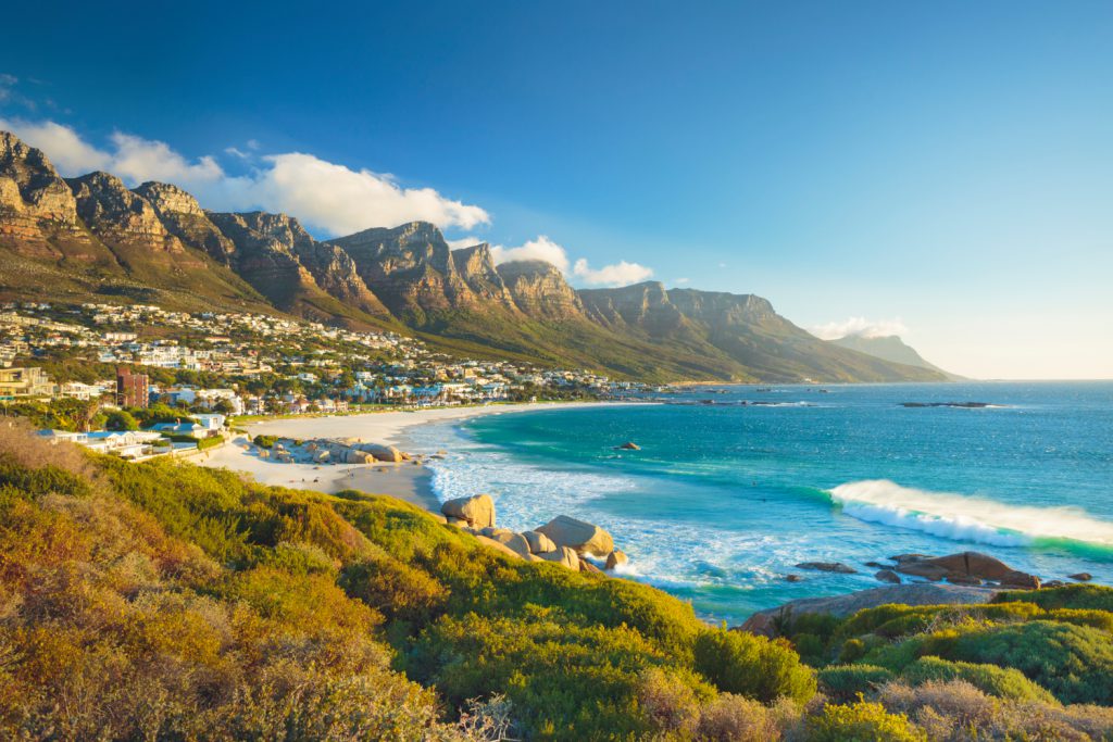 Camps Bay Beach and Mountains