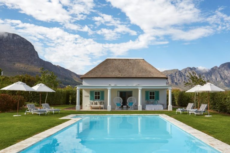 Photo 2 of La Cotte Villa accommodation in Franschhoek, Cape Town with 6 bedrooms and 5 bathrooms